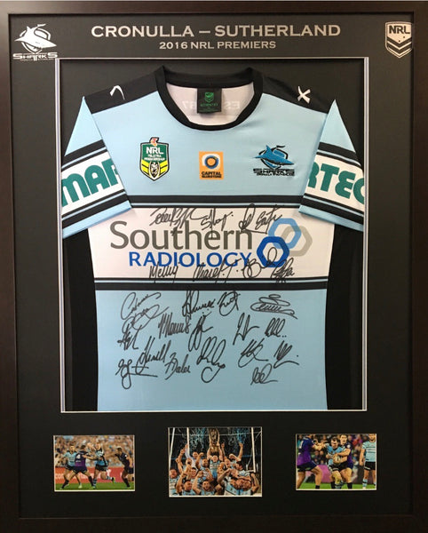 Signed sharks sale jersey 2016