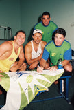  Signed - Canberra Raiders Legends - Rugby League - Blazed In Glory - 8