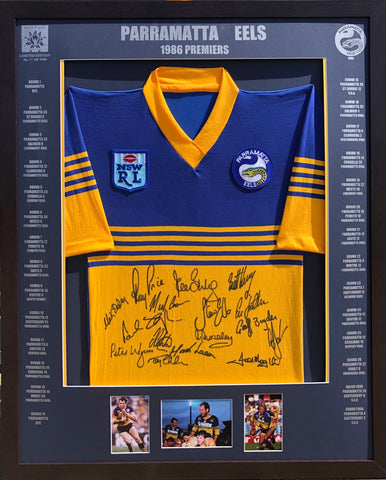 Canberra Raiders Legends - Signed & framed jersey – Blazed In Glory