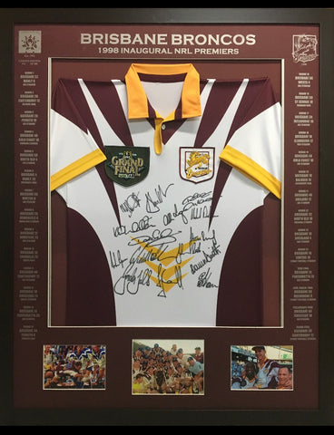 Brisbane Broncos 2006 Premiers Framed :: Brisbane Broncos :: NRL - Rugby  League :: Sports Memorabilia :: Memorabilia Australia