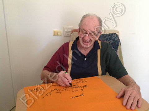 Blazed In Glory - 1969 Balmain Tigers Premiers- NRL Signed & Framed  Jersey